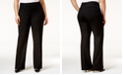 Alfani Plus & Petite Plus Size Curvy Bootcut Tummy-Control Pants,  Created for Macy's